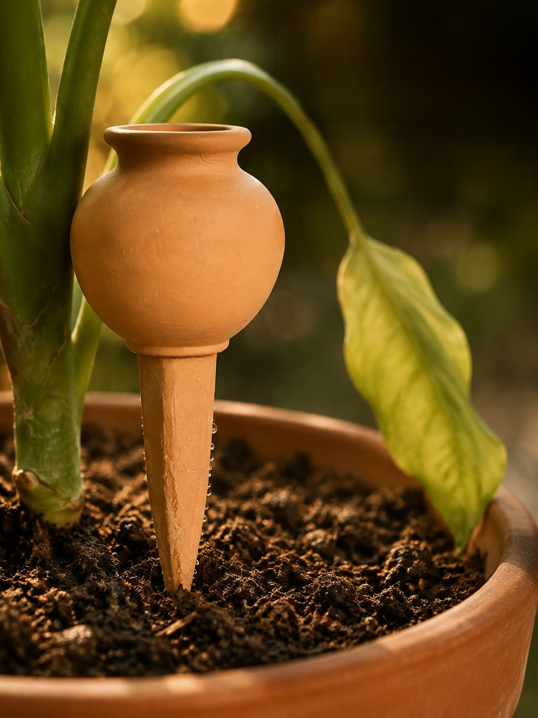 Terracotta Drip Irrigation Accessory Automatic Plant Waterer