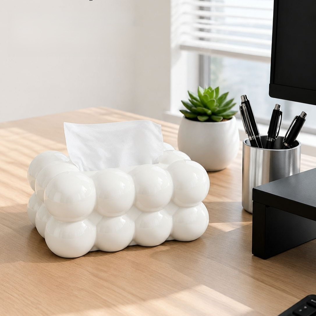 Taschentuchbox im Cream-Stil