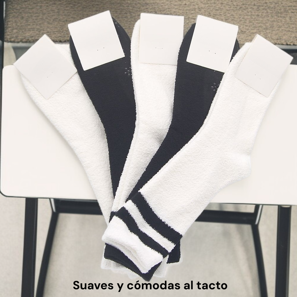 Calcetines largos de algodón