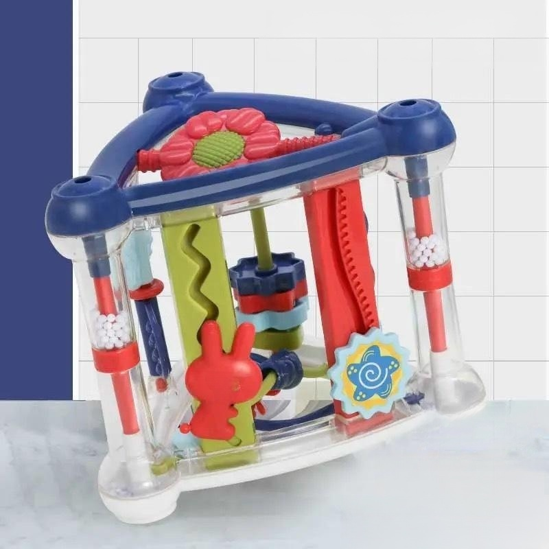Baby Five-sided Triangle Multi-purpose Rattle