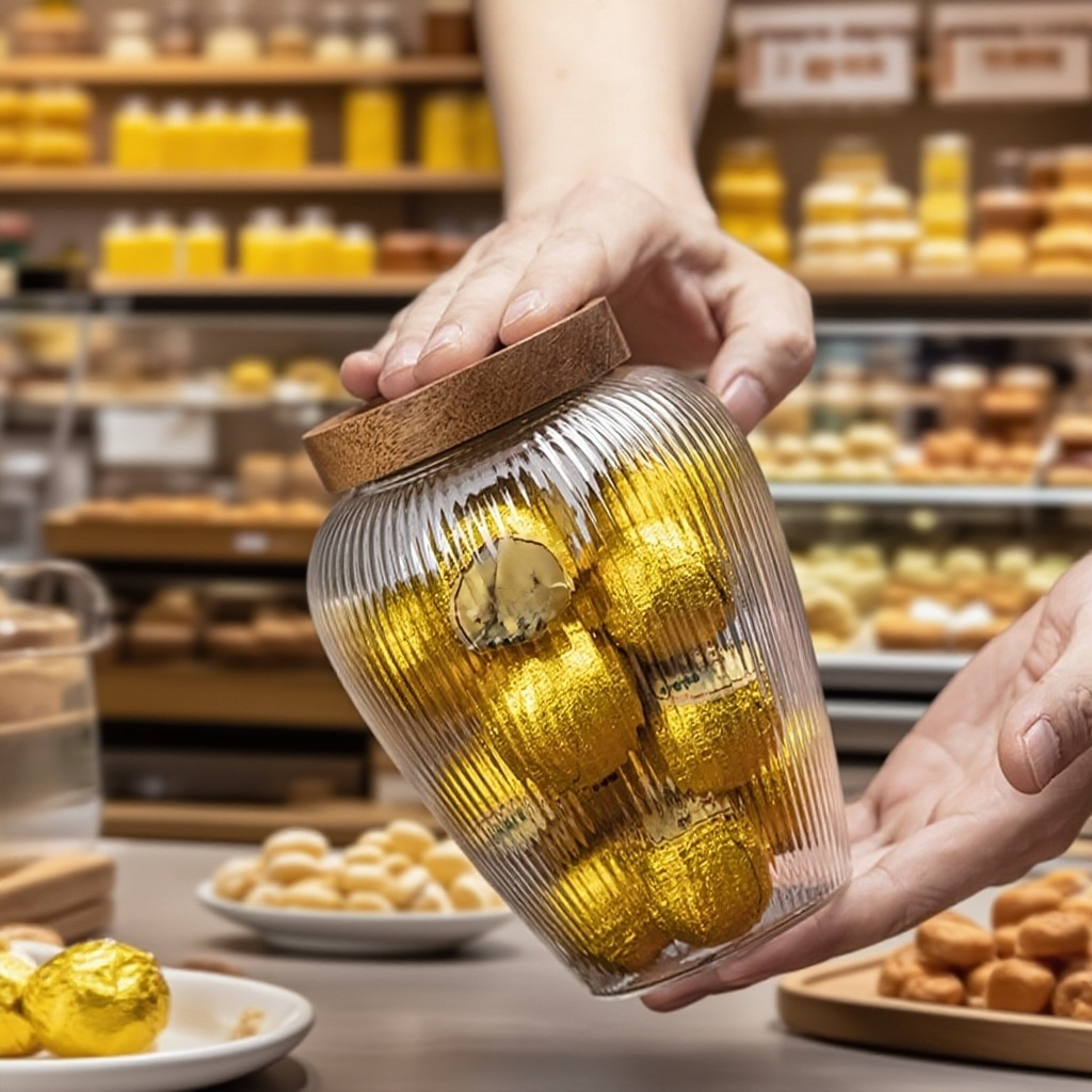 環保木蓋收納罐細節