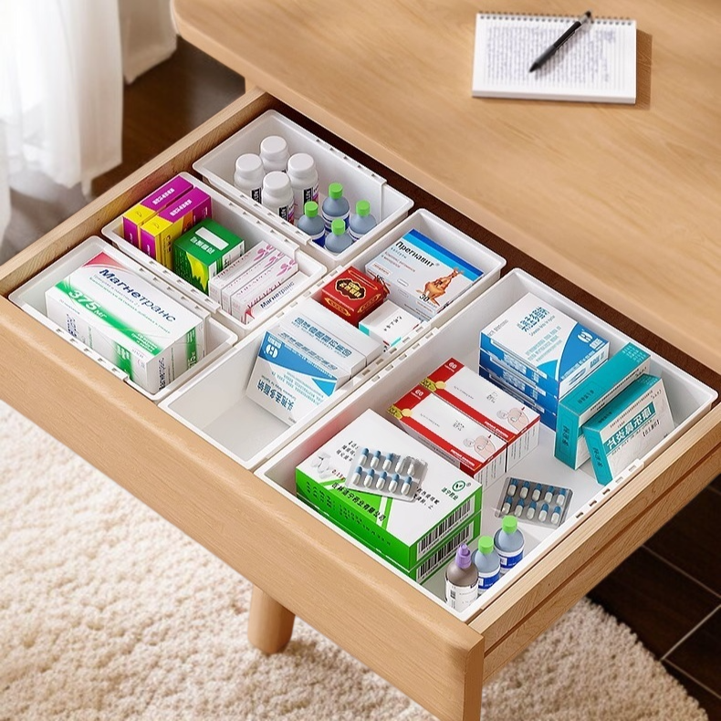 속옷 서랍 수납함 내장 팬티 수납 내장 화장 정리 칸막이 케이스 신축성 서랍 수납함 주방 수납함