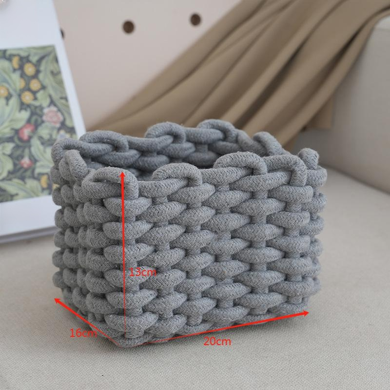Cotton Rope Woven Storage Bin