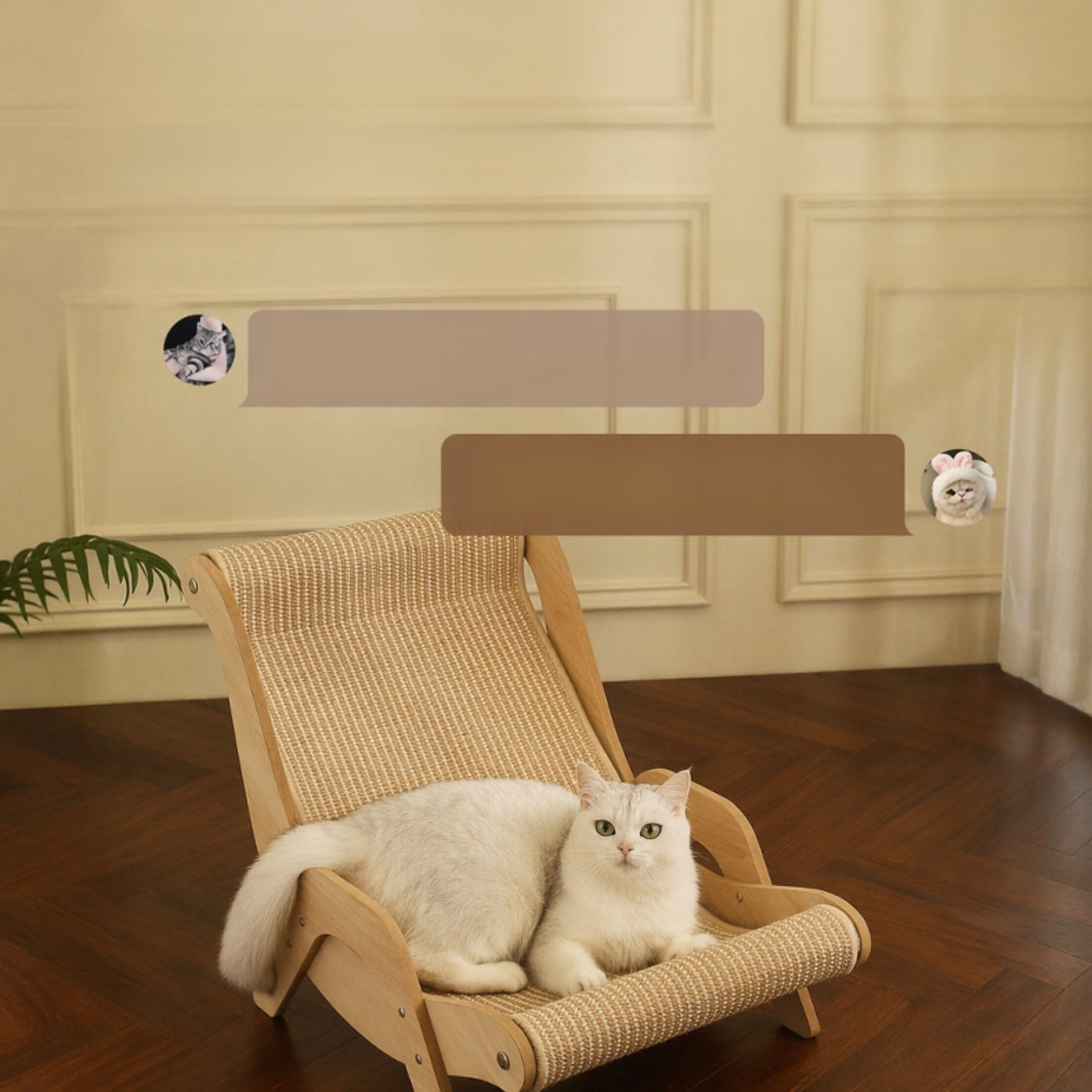 Durable Cat Scratcher Sofa Chair, All-Season Use
