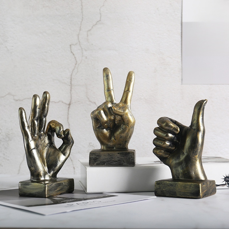 Fingerornamente aus Kunstharz