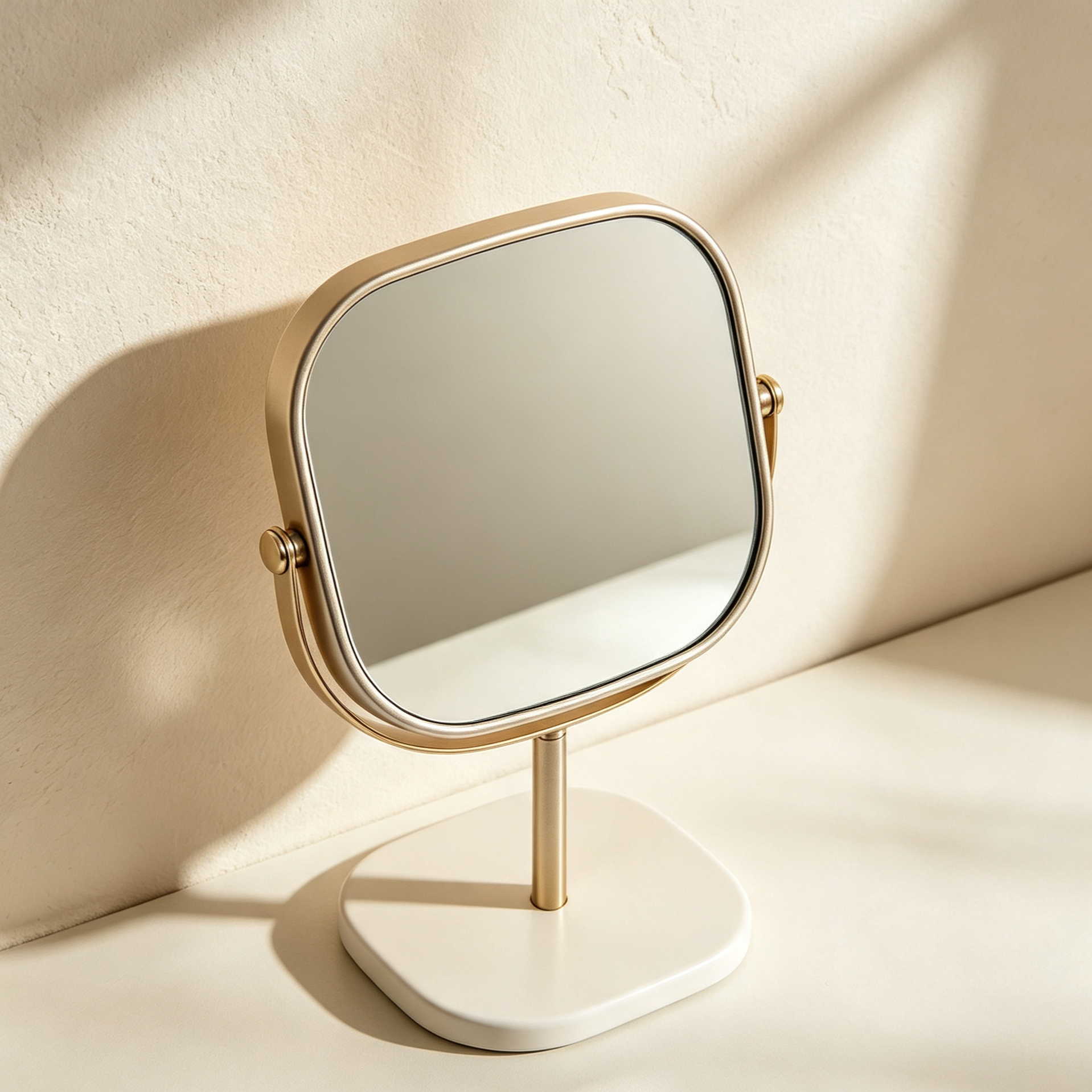 Tabletop makeup mirrors (2 pieces)