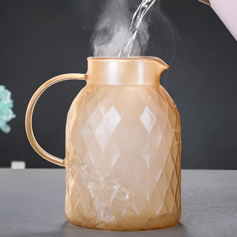 家用耐熱高硼硅玻璃涼白開水壺