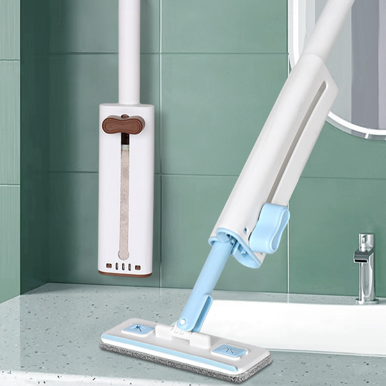 Handfreier Mini-Flachmopp für die Reinigung von Küche und Innenräumen