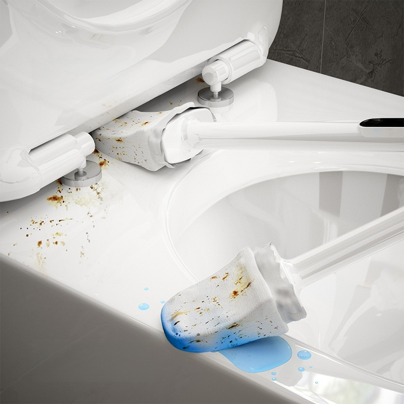 화장실 변기 청소 세트 사각 청소 긴 손잡이 변기 브러쉬 화장실 세면대 세트 신축식 변기 청소 브러쉬