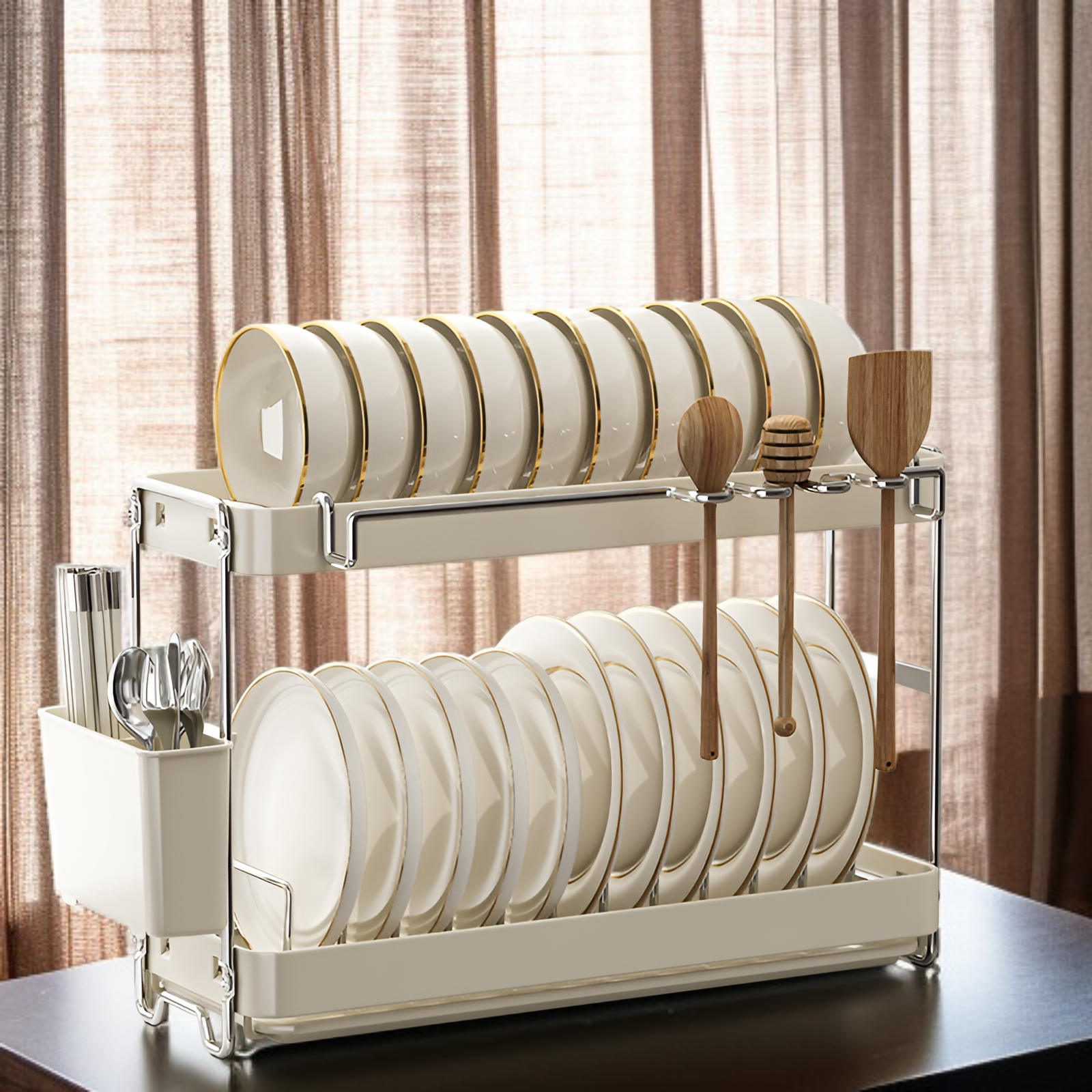 مصفاة أطباق جديدة من الفولاذ المقاوم للصدأ