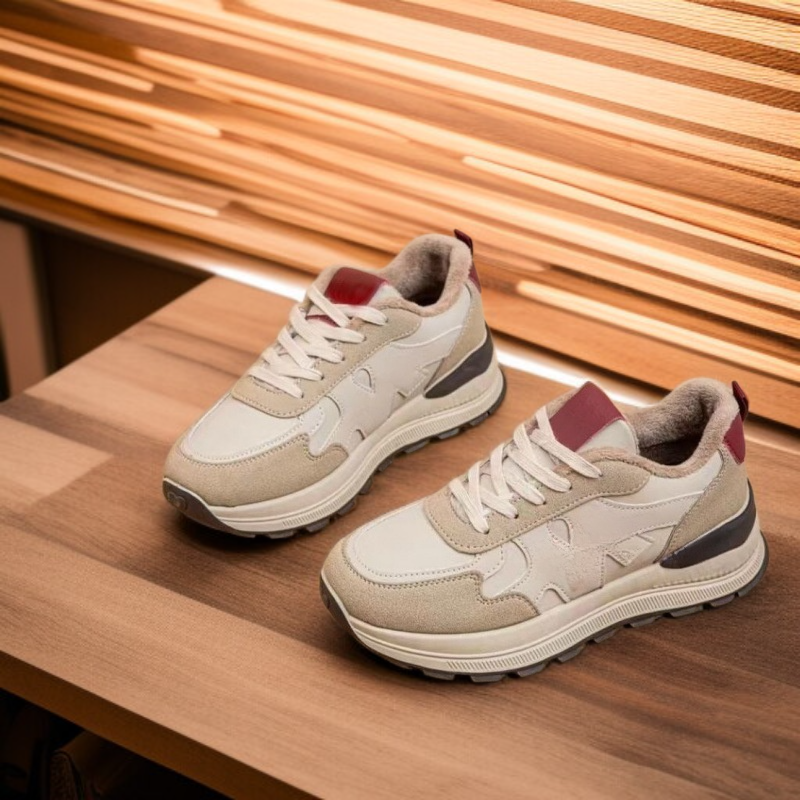 加絨厚底輕便德訓鞋