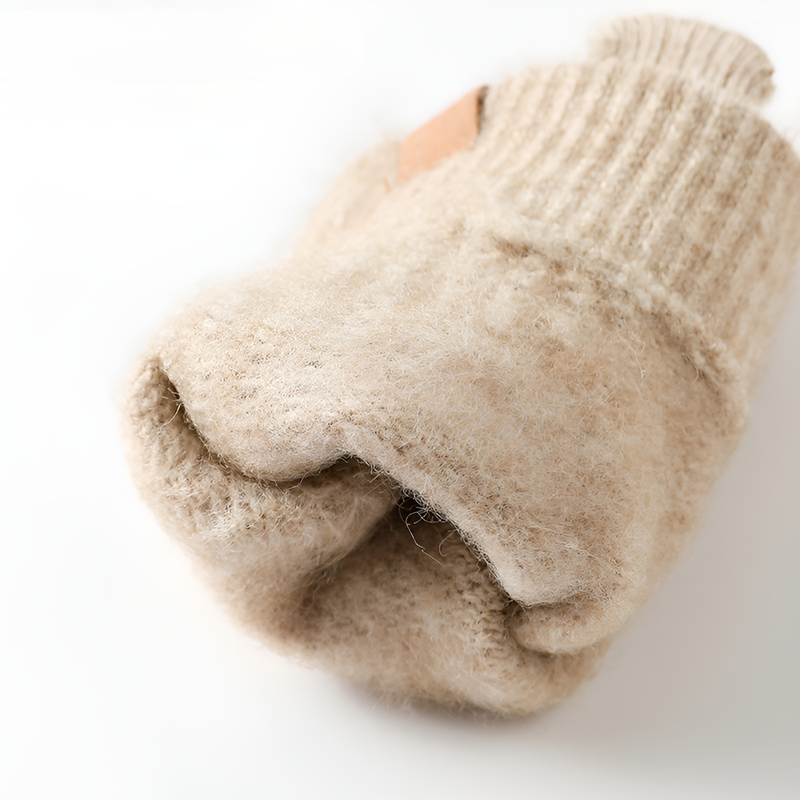 暖かいニット手袋