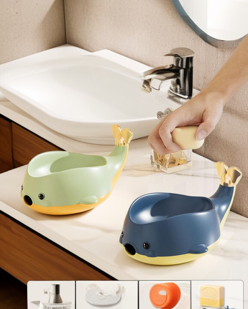 동물 모양 비누 상자