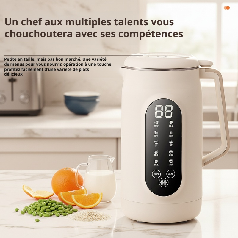 Machine à lait de soja multifonction à écran tactile entièrement automatique