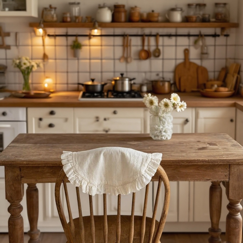 다양한 색상의 레이스 원형 단열 쿠션