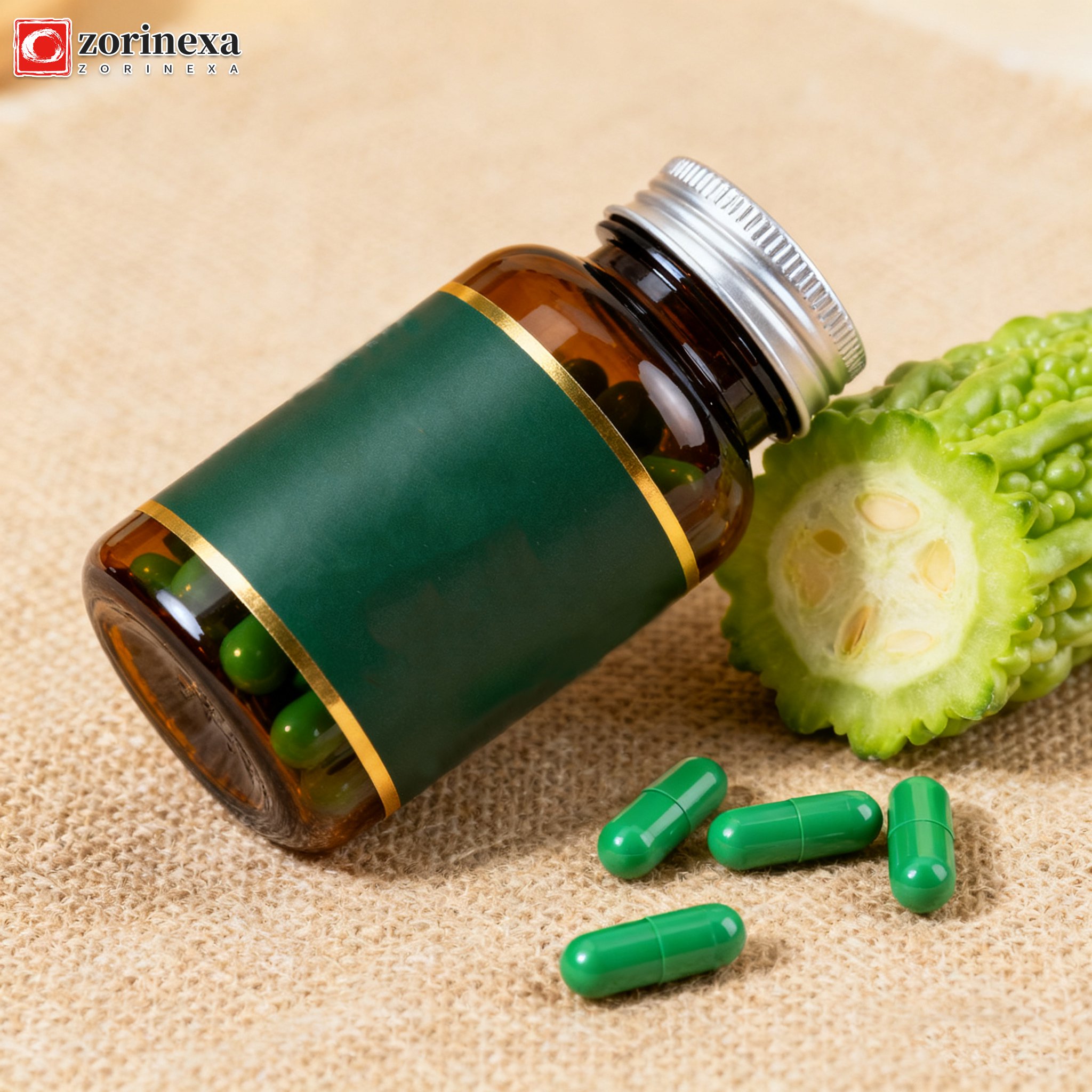 แคปซูลสารสกัดจากมะระขี้นกสำหรับลดน้ำตาลในเลือด