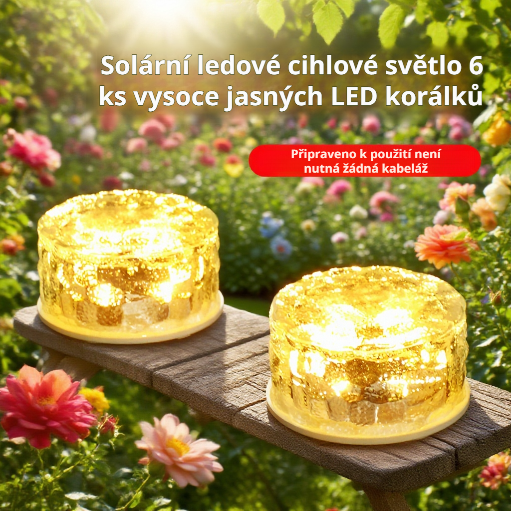 Automatická solární podzemní světla do zahrady