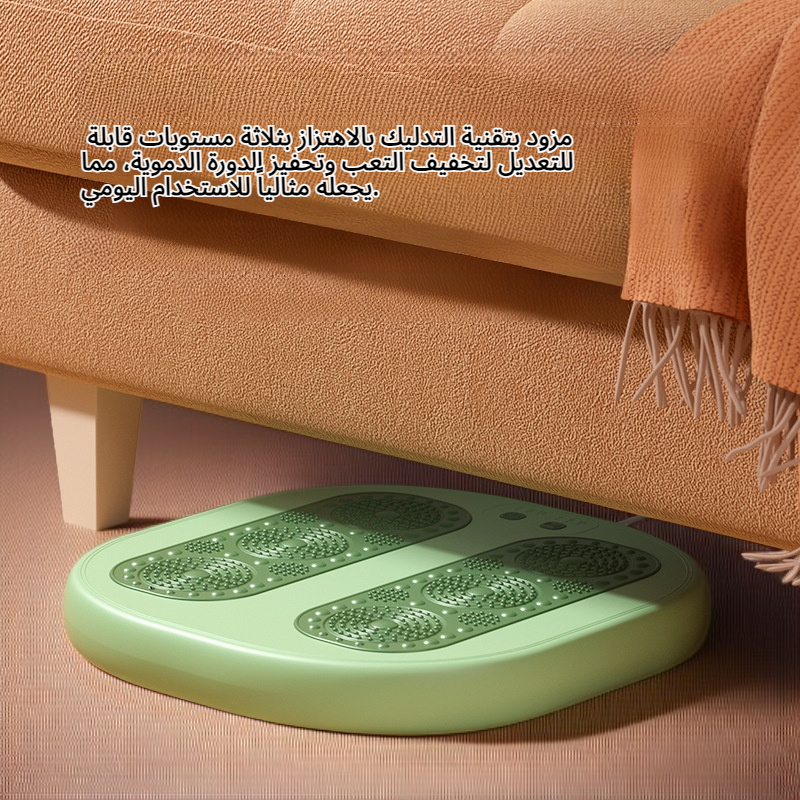 جهاز توسيع القدمين تحت المكتب في الشتاء، جهاز تدليك ذكي بالتسخين والاهتزاز بثلاثة مستويات