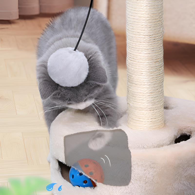 ของเล่นแมวที่ลับเล็บแบบจานหมุนขนาดเล็ก