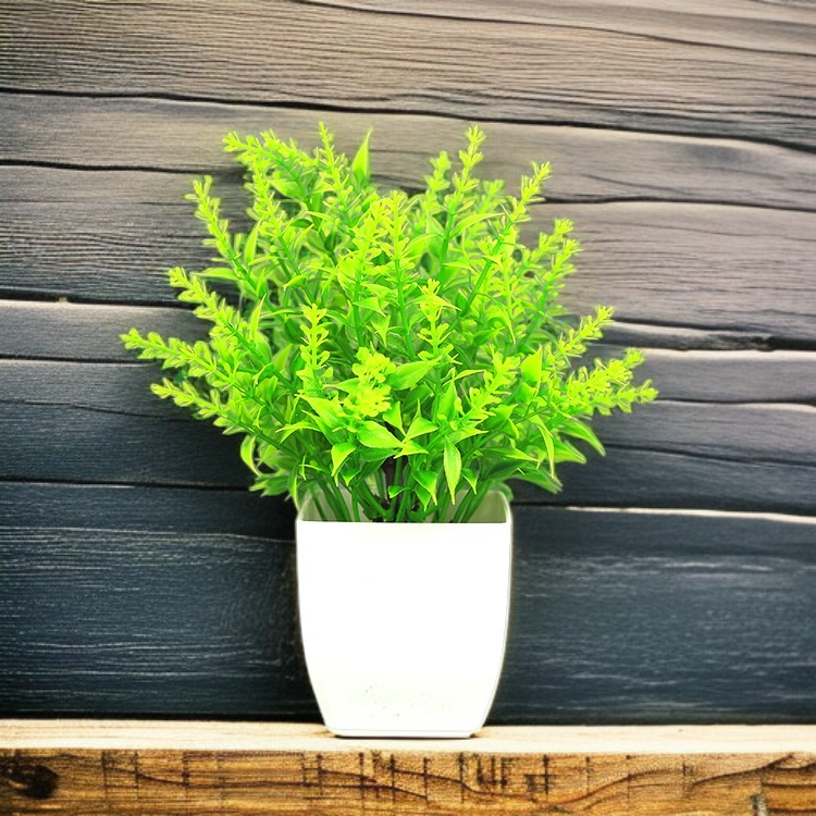 フェイクユーカリグリーン植木鉢付き