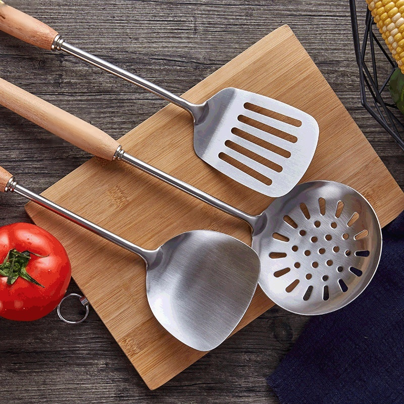 檀木手柄炒菜鏟