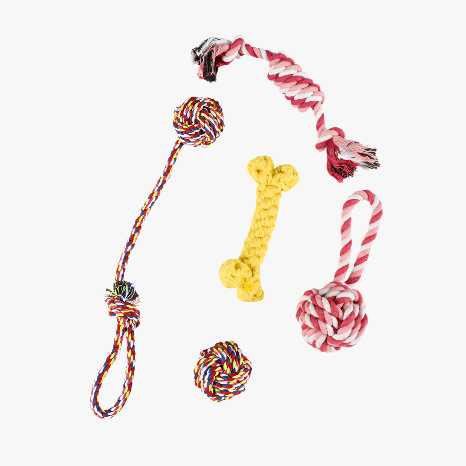 ペット用品 ペットノットおもちゃセット 犬用おもちゃ 歯が生えるインタラクティブ 猫と犬用 噛みにくい新しいおもちゃ