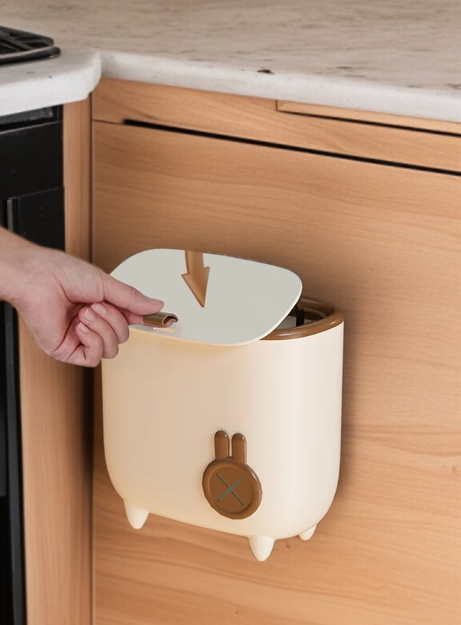 簡単取り付け壁掛けゴミ箱家庭用