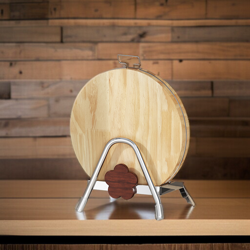 Soporte multipropósito para tablas de cortar con patrón de cuadros, fácil de limpiar y ajustable