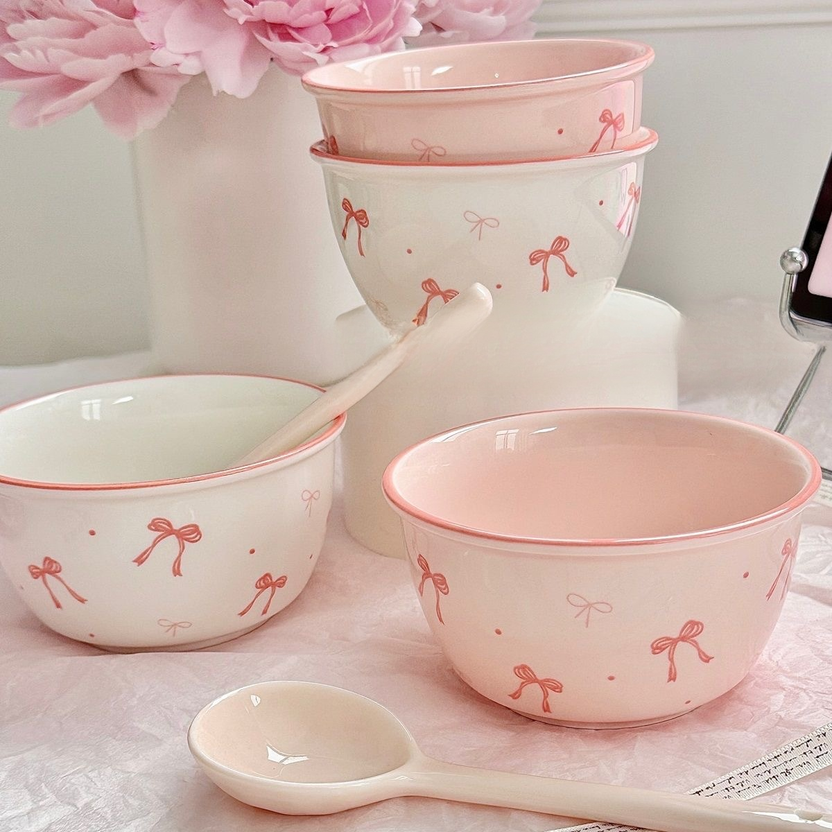 Elegant Ceramic Tableware Set – 4 Pieces