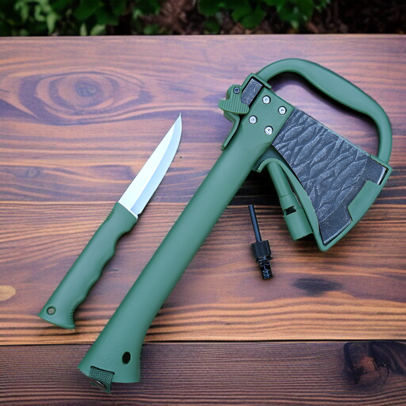 アウトドアマウンテンアックス、滑り止め、耐摩耗性、多機能キャンプハンドアックス、統合エンジニアアックス、アウトドア薪割りサバイバルアックス