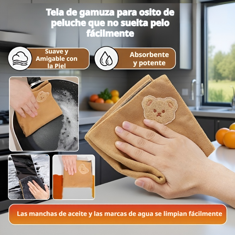 Toalla especial de gamuza absorbente para lavado de autos