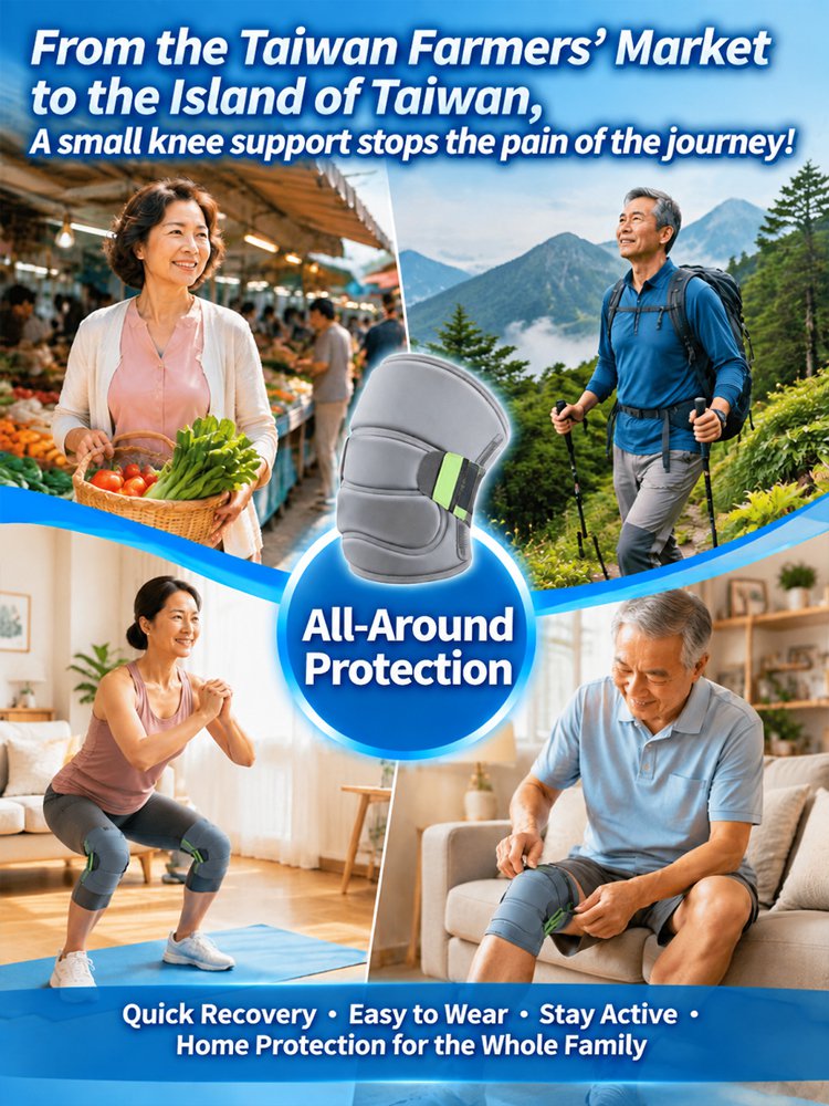 No-Slip, No-Binding Meniscus & Patella Knee Brace