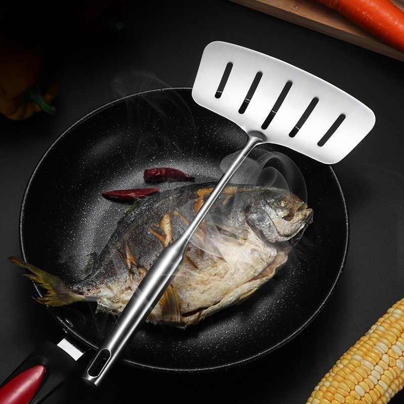 Multi-functional stainless steel spatula