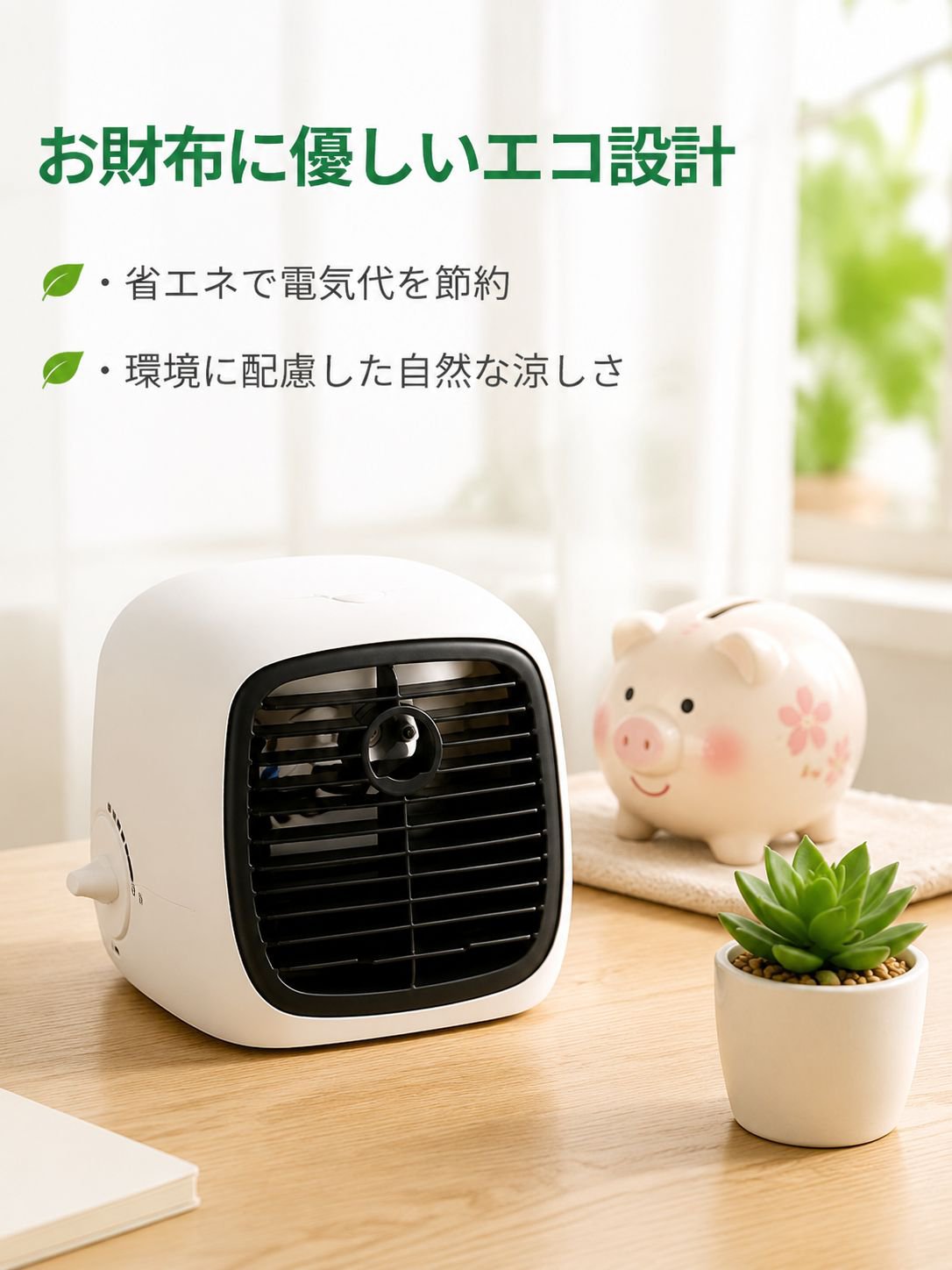 小型家庭用ポータブル冷風機