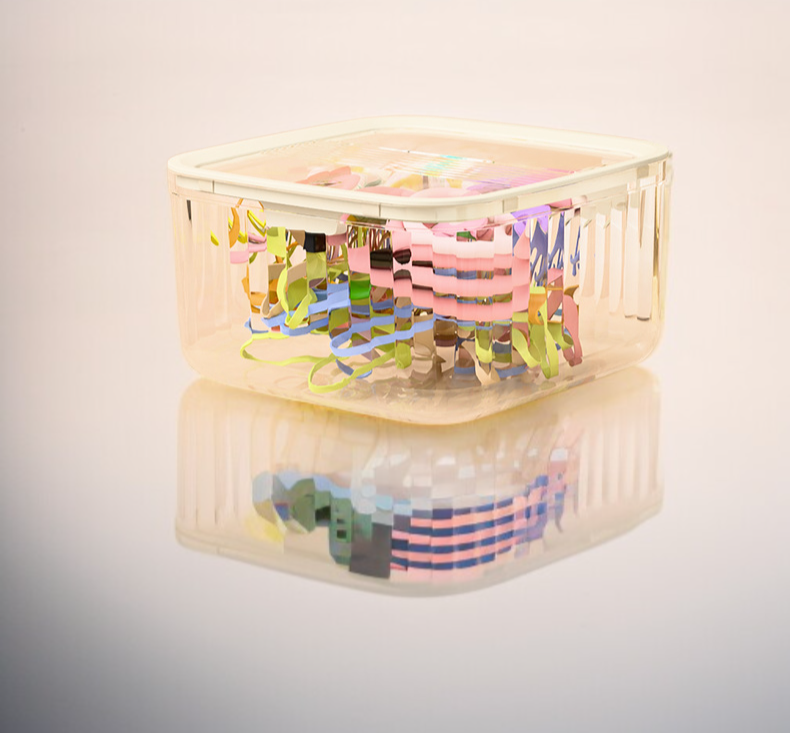 多機能ヘアタイ・ヘアバンド収納ボックス