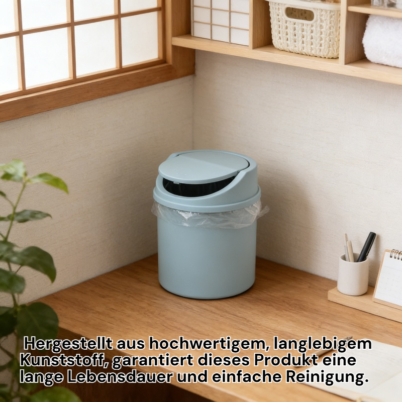 Kompakter und niedlicher Pastell Mülleimer