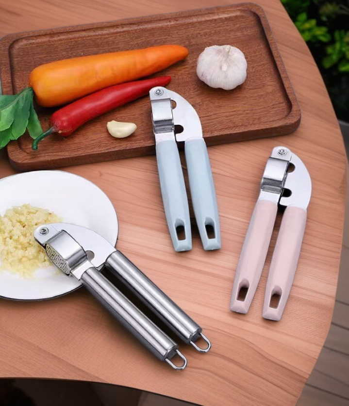 인체공학적 손잡이의 마늘 프레스