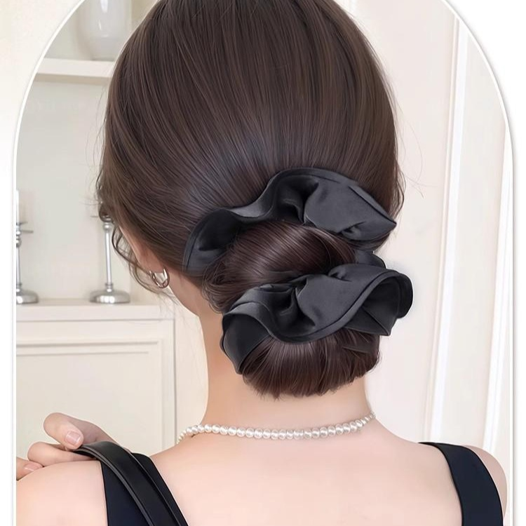 丸子頭假髮女抓夾