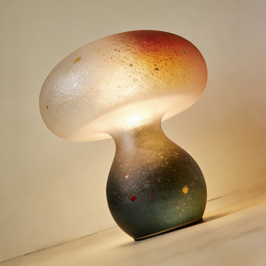 Lámpara nocturna con forma de seta