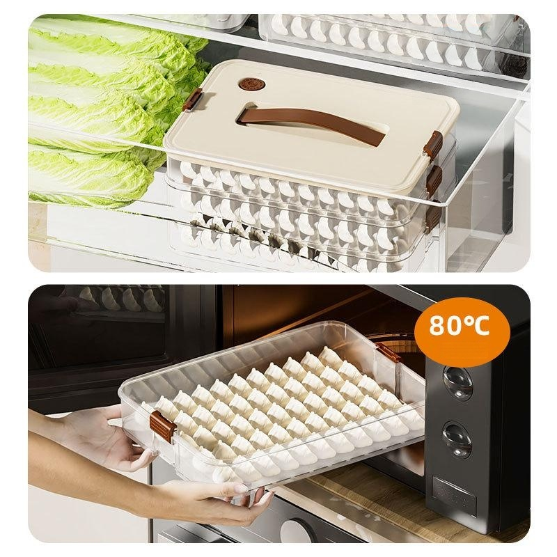 Frozen food sealed plastic boxes