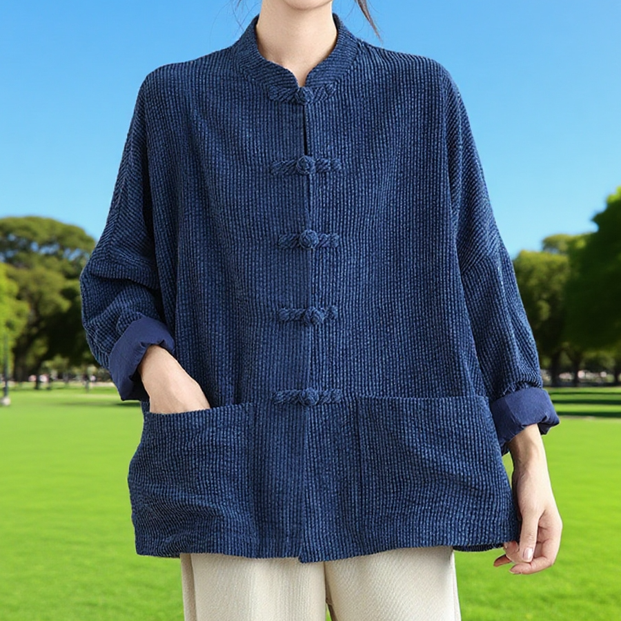 여성 빈티지 코듀로이 코트