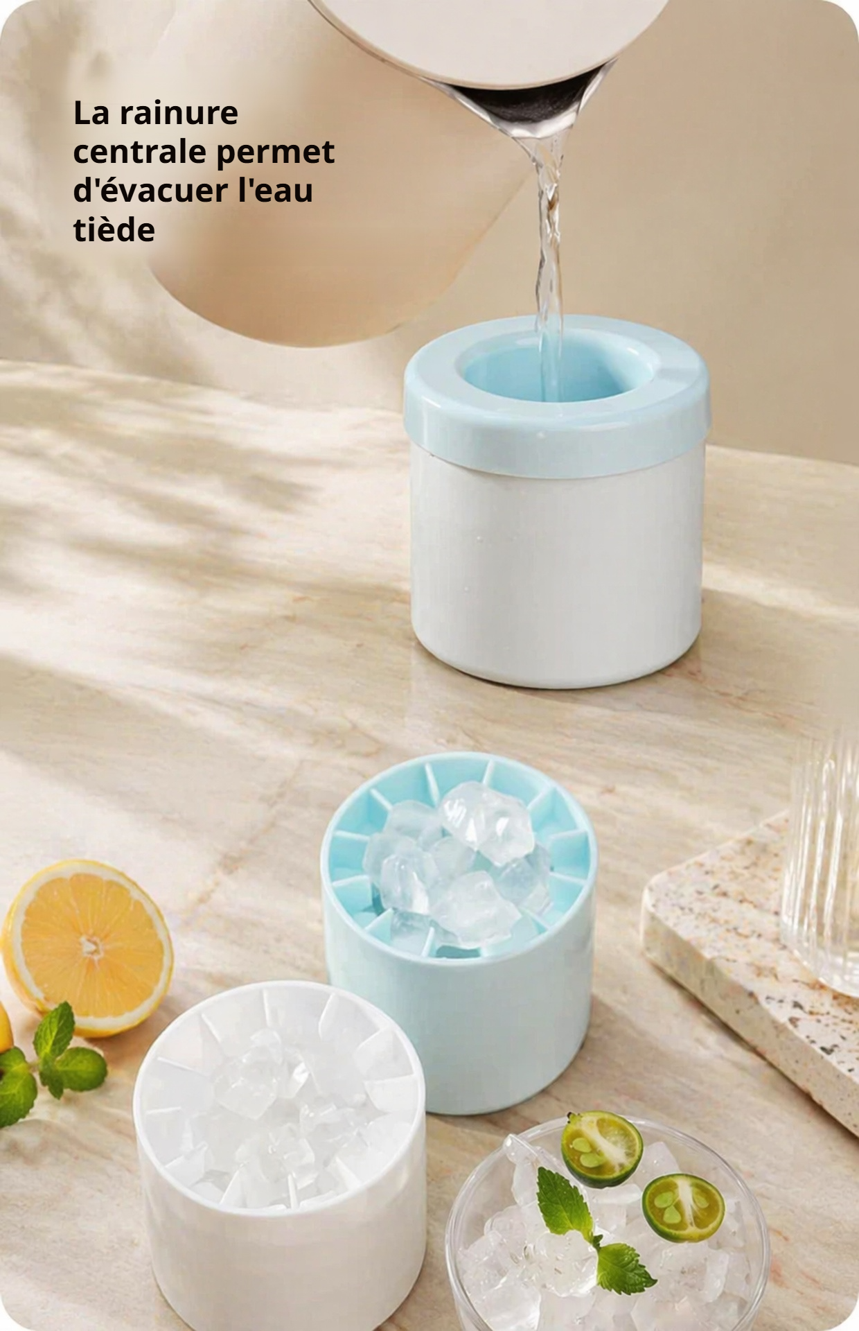 Accessoire de cuisine pour faire des glaçons