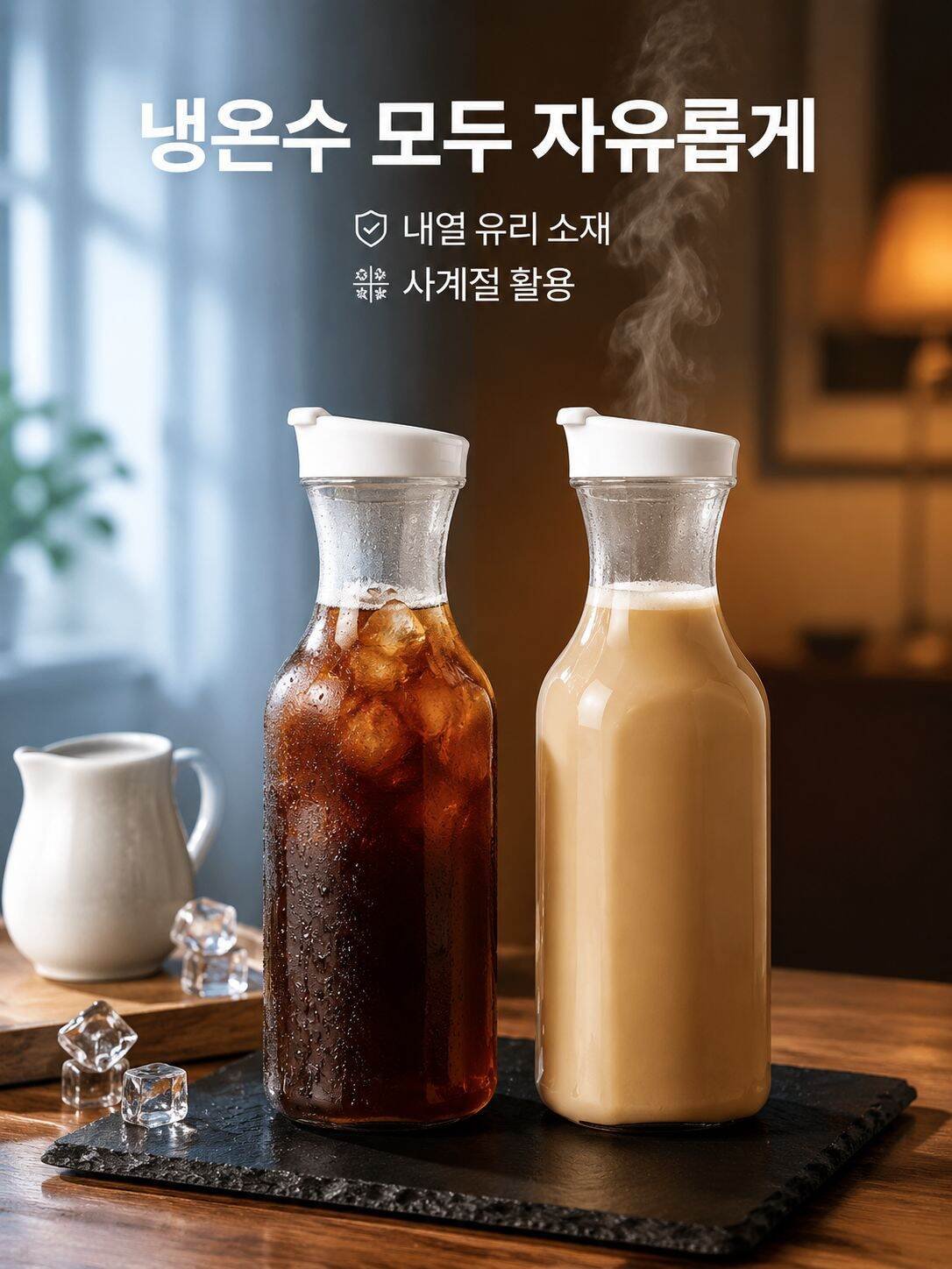 우유 및 커피 음료용 밀폐 용기