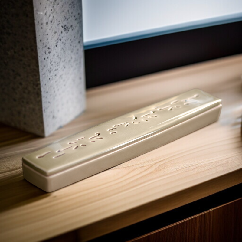 仏壇用陶器香炉、シンプルで上品な香立て、安全で耐火性のある陶器製品、レトロな香箱、家庭用香装飾品、香炉、耐火綿入り白檀香炉