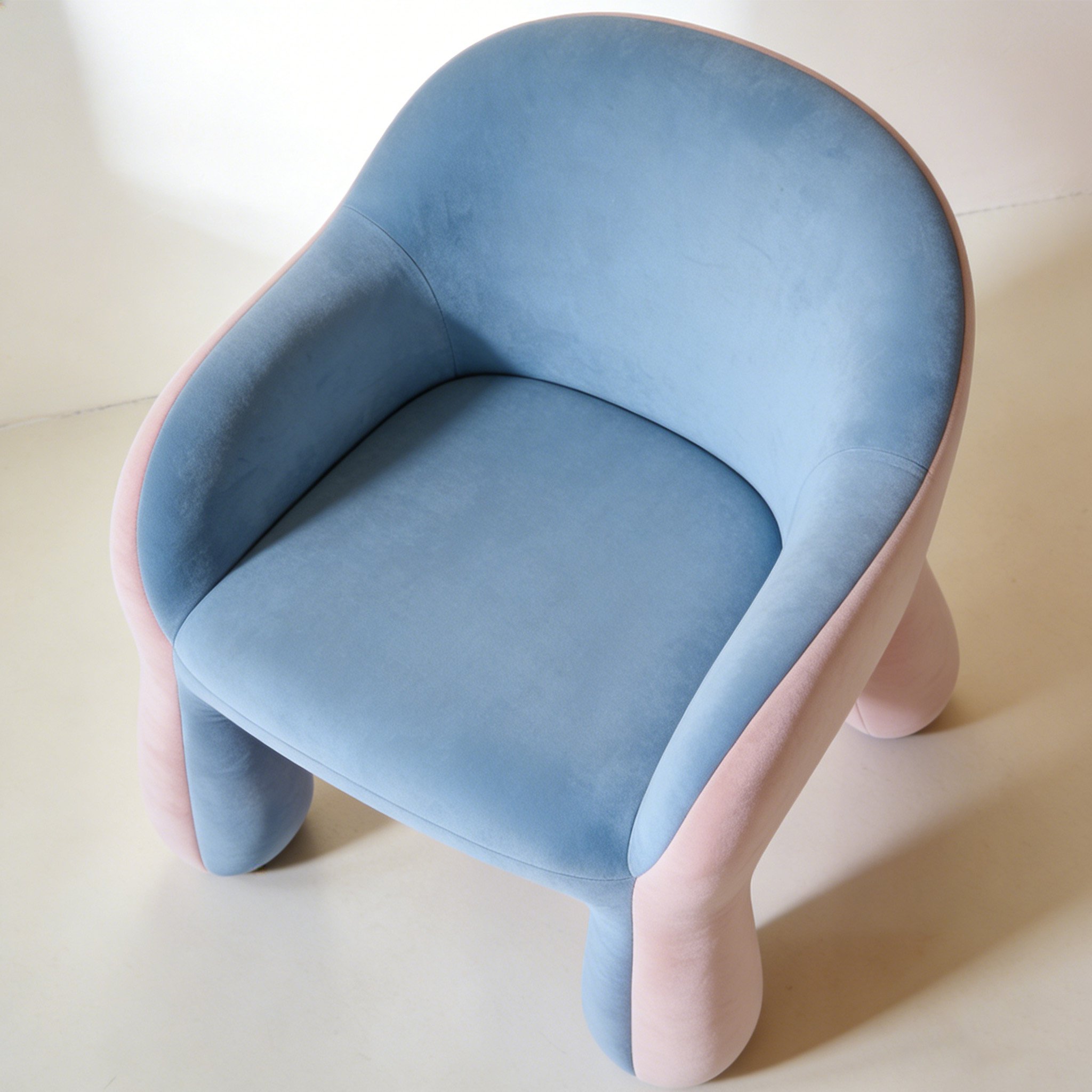 소형 공간용 1인 식탁 의자 세트 전체 모습