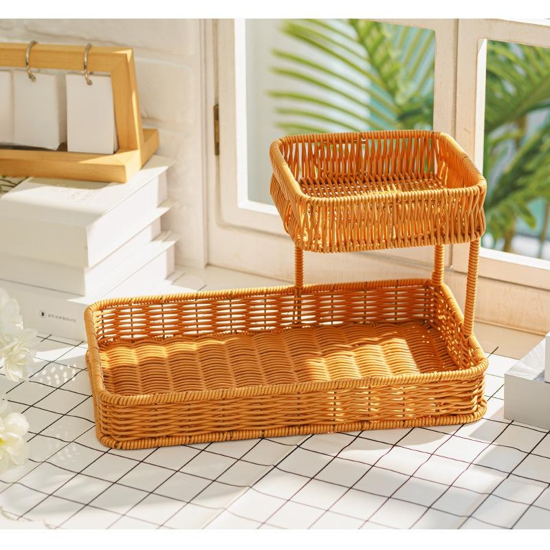 キッチン・バスルーム多機能収納バスケット