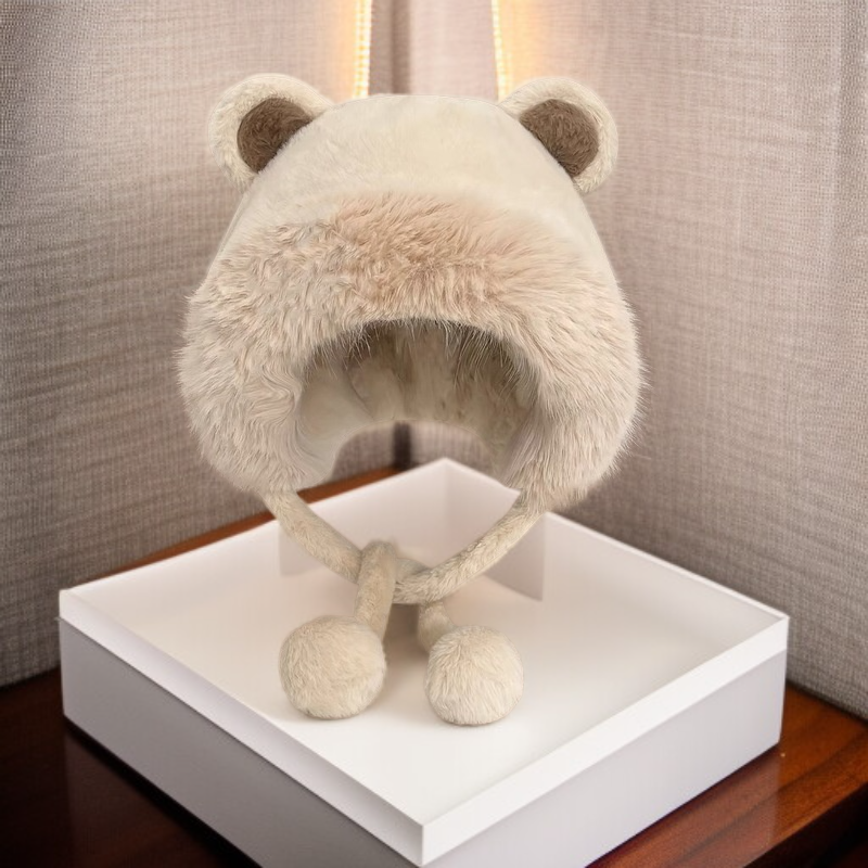 Sombrero grueso y cálido de felpa 