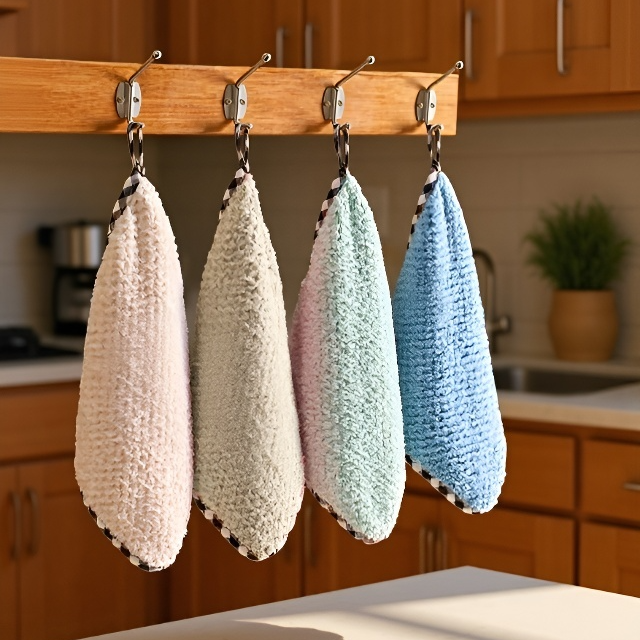 Toalla de microfibra coralina anti-grasa