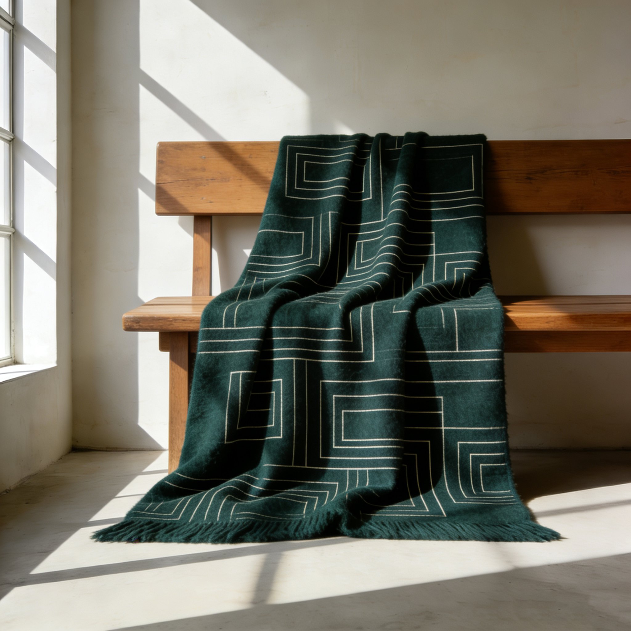 Detalle de textura de manta suave