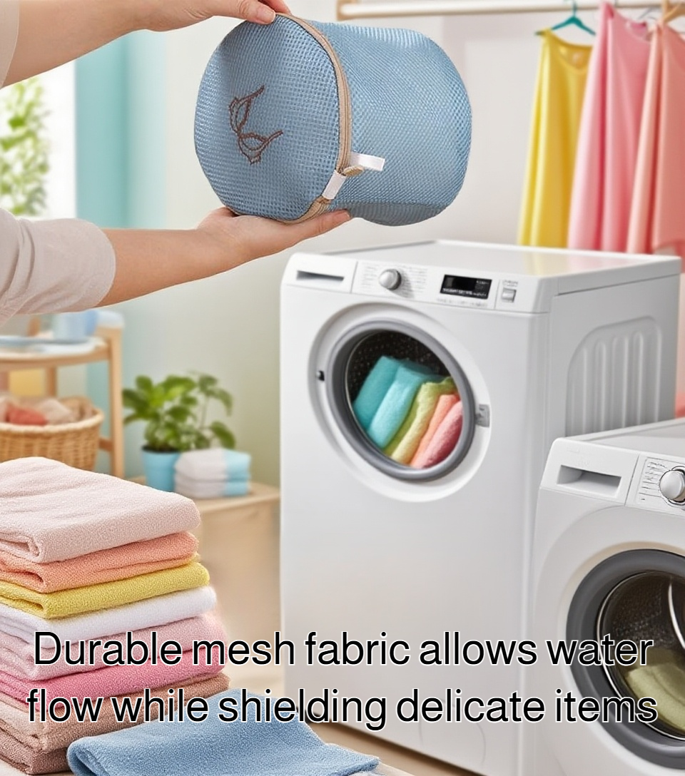 Household laundry bag for delicates